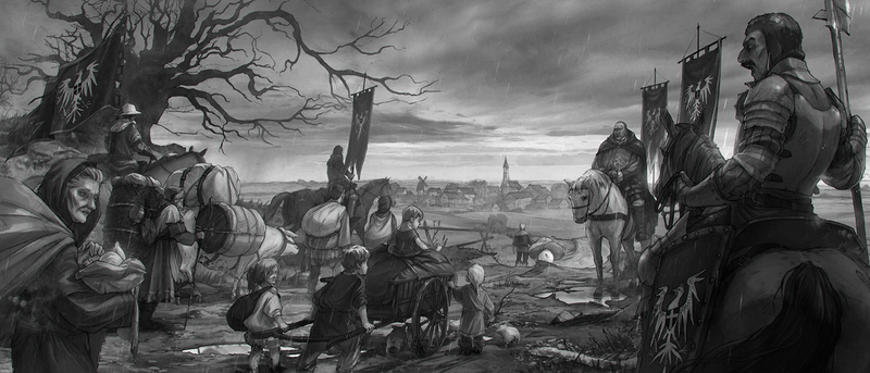 Illustration for article titled The Beautiful Sketches Behind The Witcher 3's Ending